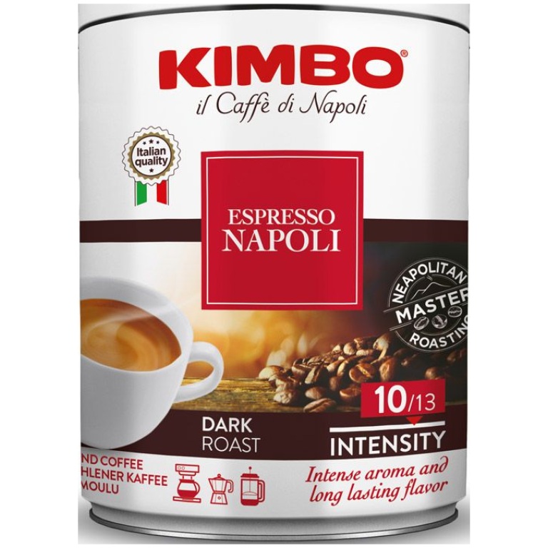 Espresso Napoli - Lata Café molido, tostado oscuro, 250 g