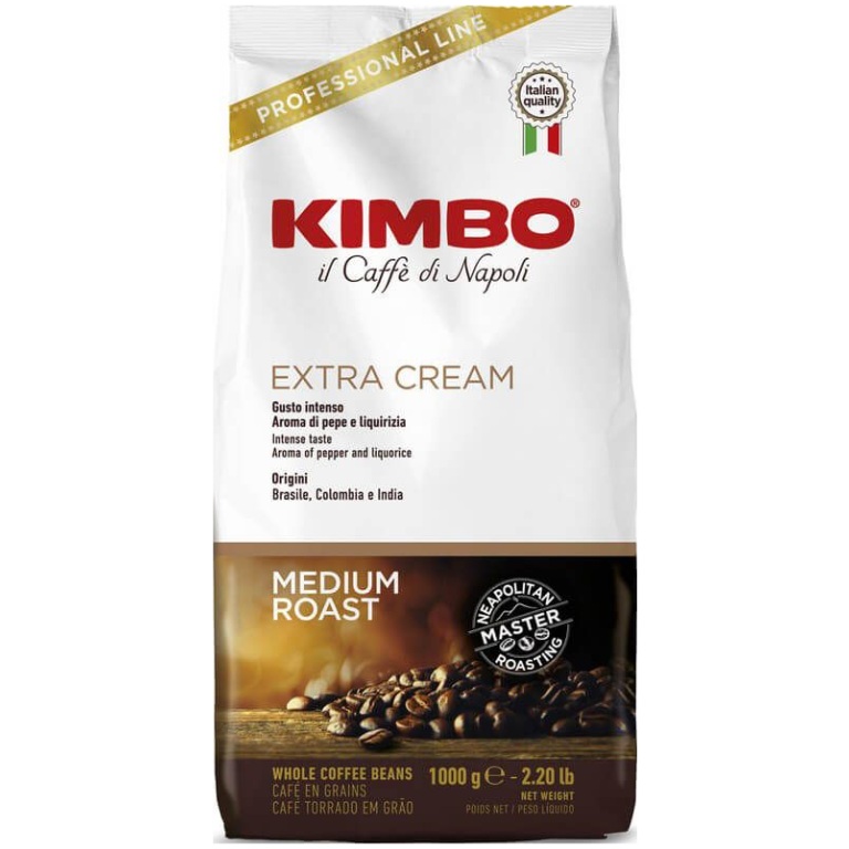 Kimbo Extra Cream Café en grano 1 Kg